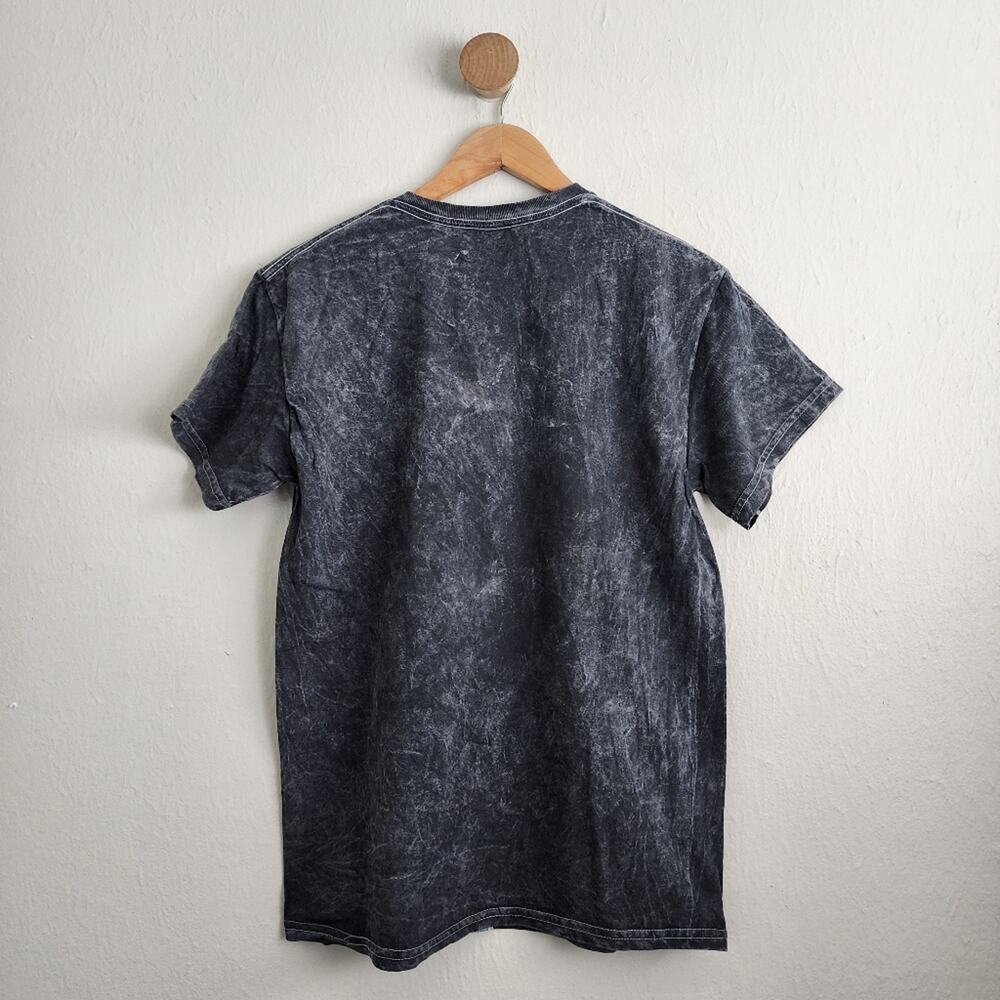 Nirvana Official Graphic T-Shirt Black Acid Wash Tie Dye Band Tee Medium NEW - Picture 8 of 8